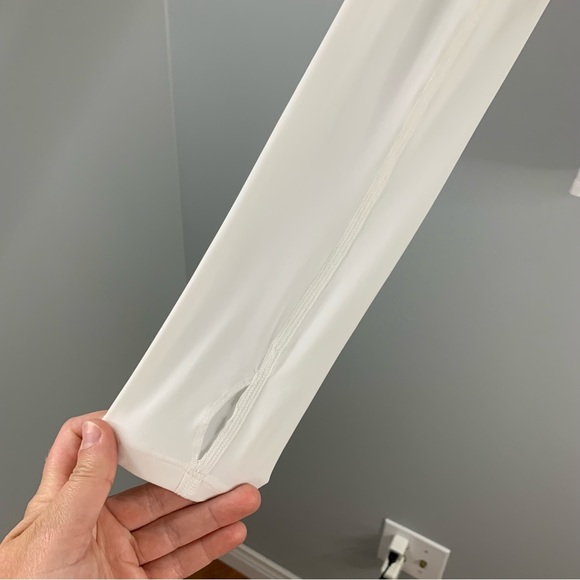 Lululemon Look Ahead Run Long Sleeve White Lightweight Top Shirt UV Protection 4 - Picture 6 of 10